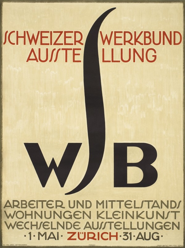Schweizer Werkbund Ausstellung Original Poster  Print